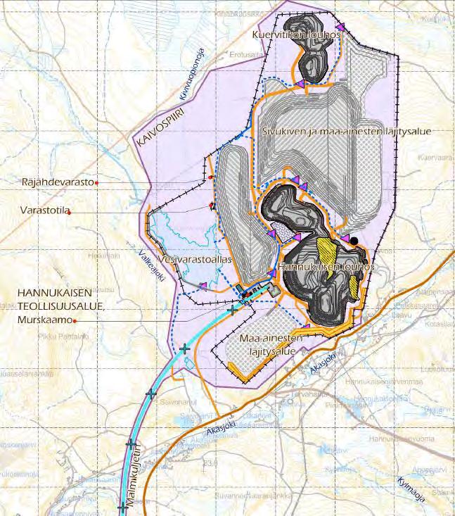 Hannukainen Mining Oy Perustettiin keväällä 2015 Tapojärvi Oy:n tytäryhtiö Tällä hetkellä lupa-asioiden hoitamista ja ympäristöteknistä suunnittelua Muutama syvä