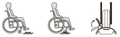 6 Asennus- ja purkamisohjeet Ennen ensimmäistä käyttöä on Wheelblades-sukset sovitettava pyörätuolin etupyöriin. Tämä suoritetaan kappaleessa 5 (sovittaminen) kuvatulla tavalla. Kaatuminen!