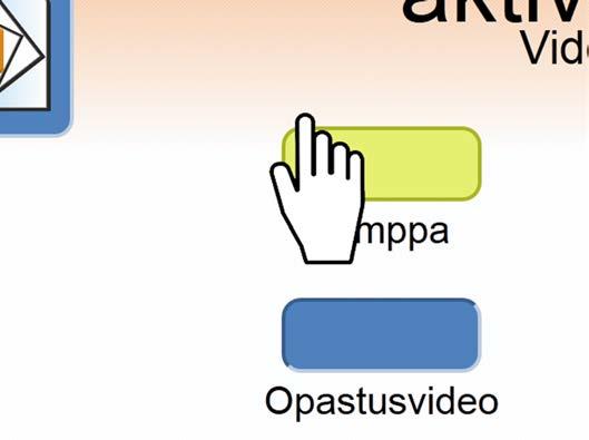 användaren sin hand först mot och sedan bort ifrån kameran. Därefter visas en hand i systemet som användaren kan styra genom att röra på sin egen hand.