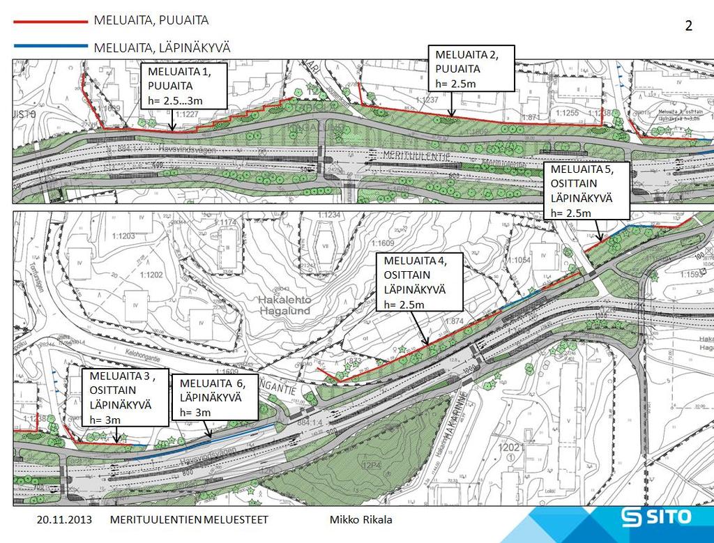 s. 6 / 6 KUVIA SUUNNITELMASTA Asemakaavan valmisteluaineistoon kuuluvat seuraavat kuvalähteinä toimineet selvitykset/suunnitelmat: Merituulentien välillä Koivu-Mankaantie - Pohjantie /Etelätuulentie,