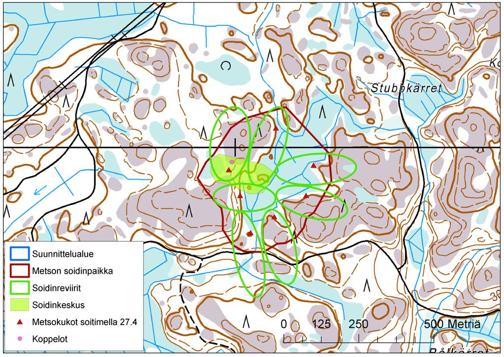 Kuva 2-4 Metson soidinpaikan