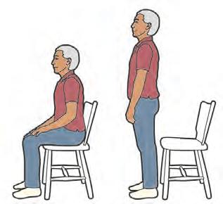 Ylösnousut 1. 2. 3. 4. 5. 6. 7. Istuudu tuolille jättäen pienen raon selän ja selkänojan väliin. Istu selkä suorana. Nojaa vartaloa hieman eteenpäin.