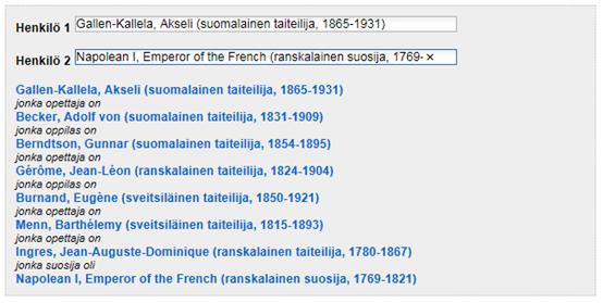 34 LUKU 3. TIEDONHAUN HAASTEITA sanat who, is ja Kekkonen. Hakukysymykseen Who is Kekkonen s spouse tulee vastaukseksi entitetti Sylvi Salome Uino.