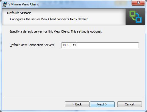 Liite 2 24 (25) Kuva 41. Lisätään View Connection Serverin IP-osoite.