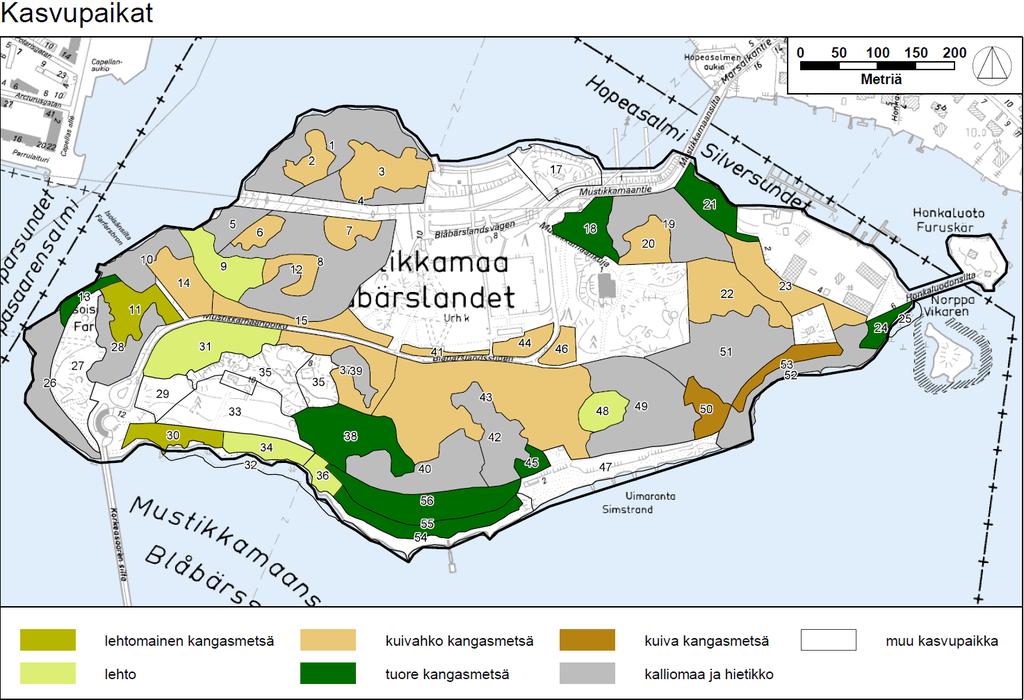 Mustikkamaan säilyvän mahdollisimman luonnonmukaisena alueena.