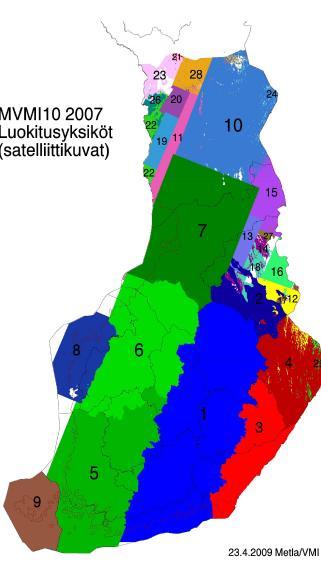 Action 2 DATA PLATFORM Data-intensiivinen Rakentaa tietopohjaa ja järjestelmää, sekä yleistyskehikkoa ennusteille VMI-data Kaukokartoitus, Landsat ICP I & II DEM