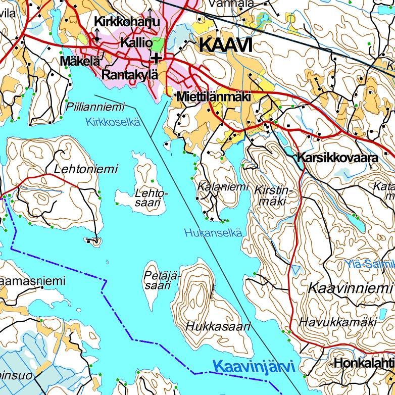 FCG Suunnittelu ja tekniikka Oy OAS 1 (5) KAAVIN KUNTA KAAVINJÄRVI RIKKAVESI YMPÄRISTÖN RANTAOSAYLEISKAAVAN MUUTOS.
