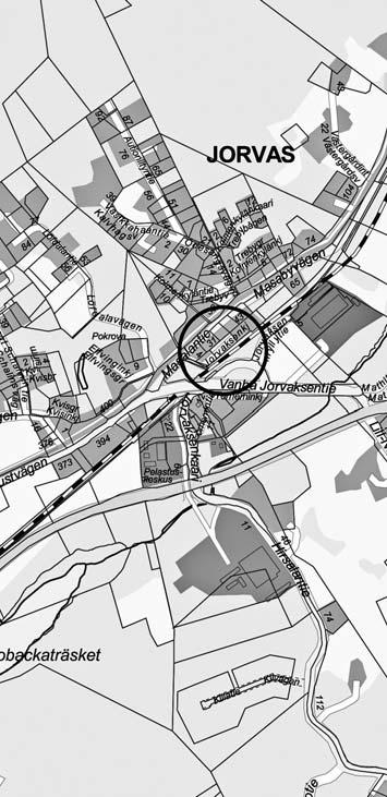 2 Suunnittelun tarve ja tavoitteet Asemakaavamuutoksen päätavoitteena on muuttaa Jorvaksenmyllyn asemakaavan aluevarauksia paremmin vastaamaan laadittavien asemajärjestelyjen yleis- ja