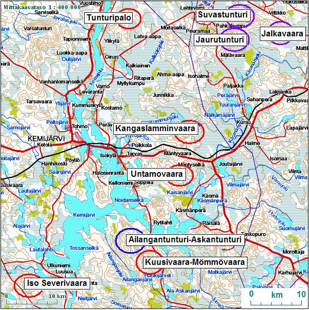 siin liittyvät alustavat selvitykset ovat vielä kesken ja lopullista päätöstä hankkeiden toteuttamisesta ei ole vielä tehty. Mikäli hankkeet päätetään toteuttaa tulevat ne vaatimaan YVA menettelyn.