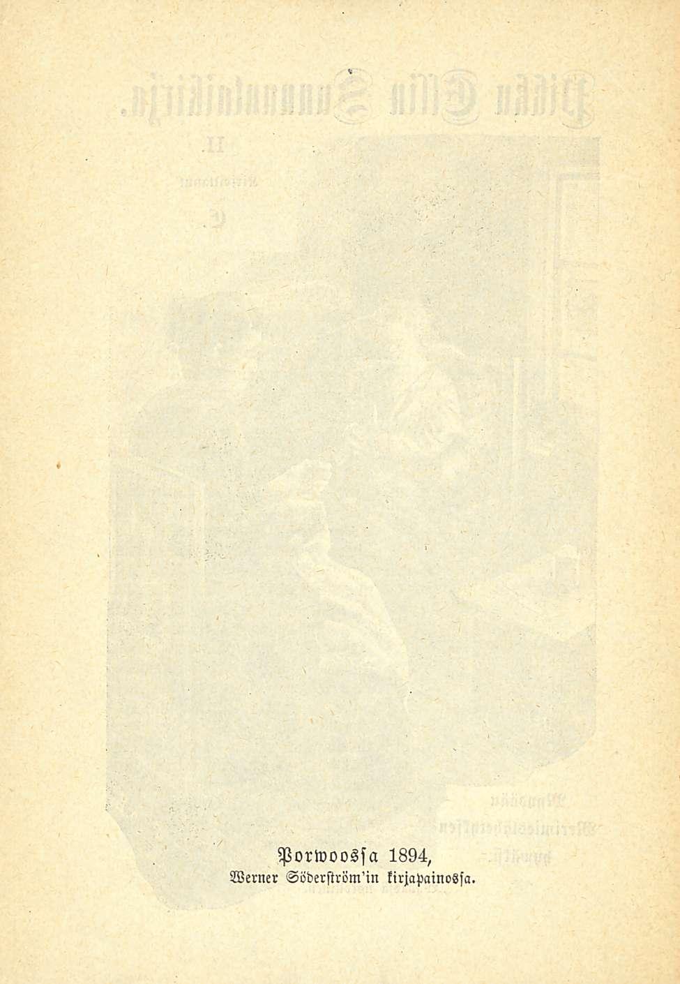 Porwoossa 1894, Werner