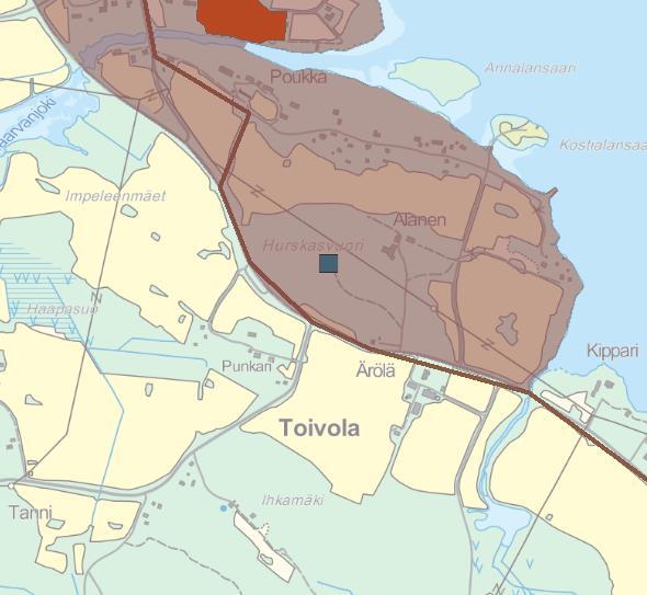 Nähtäville asetettuun maakuntakaavaehdotukseen taajama-alueen rajausta on muutettu.