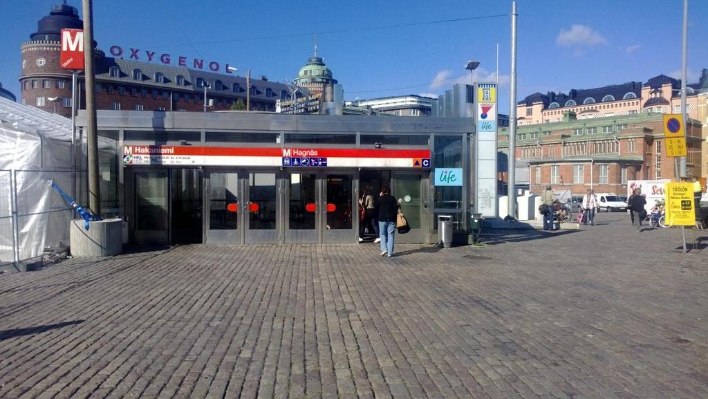 HAKANIEMEN METROASEMAN LIPPUHALLI PERUSKORJAUS HANKESUUNNITELMA