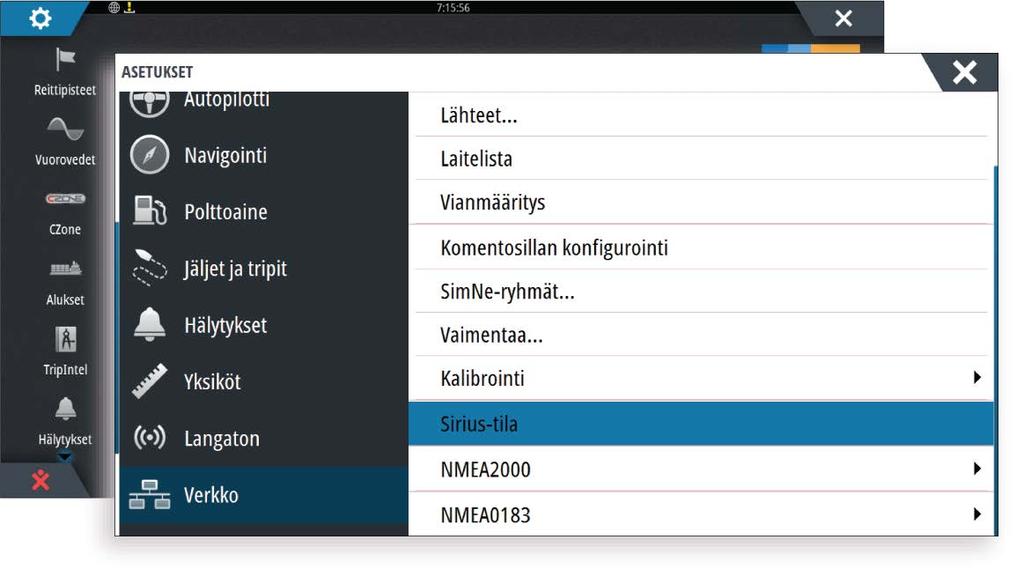 GRIB-tietoikkuna GRIB-tietoikkunassa näkyvät GRIB-sääennusteen päivämäärä ja kellonaika sekä sulkeissa valittu ennusteaika. Negatiivinen arvo sulkeissa kertoo historiallisista säätiedoista.