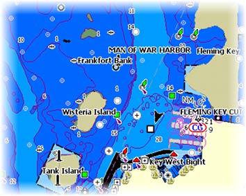 Insight- ja C-MAP-näyttöasetukset Kartan tiedot Täysi Kaikki karttatiedot ovat käytössä.