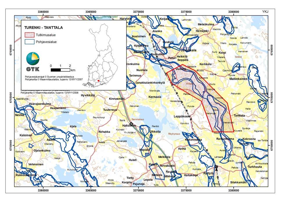 Pohjavesialueen rakenneselvitys 1 Janakkala, Tanttala 1 JOHDANTO 1.