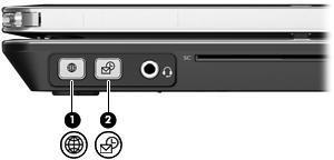 HP Quick Launch -painikkeiden käyttäminen HP Quick Launch -painikkeiden avulla voit avata usein käytetyt ohjelmat, tiedostot tai sivustot nopeasti.