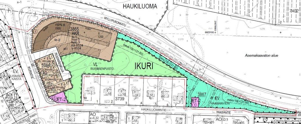 FCG SUUNNITTELU JA TEKNIIKKA OY LOPPURAPORTTI 6 (19) 3 SUUNNITELLUN MAANKÄYTÖN HYDROLOGISET VAIKUTUKSET Suunnittelualueelle ollaan ehdottamassa rakentamista, jossa uusia asuinalueita sijoittuisi