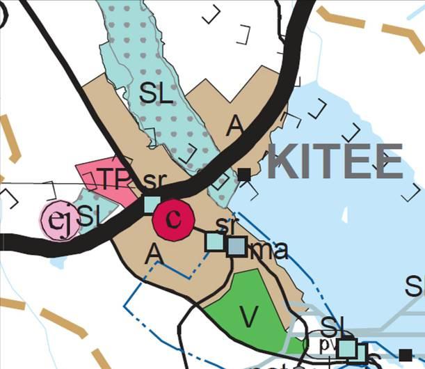 alueita ja heti niiden takana hautausmaa Keisarinkujan länsipuolella. Savikontien itäpuolelle sijoittuu Hutsin koulu sekä urheilutalo ja uimahalli.