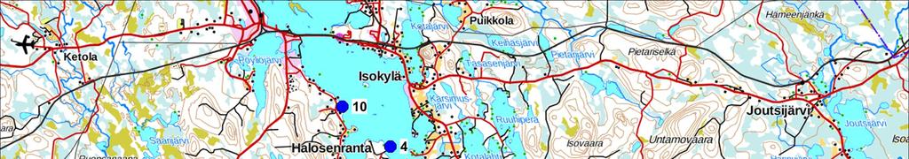 ekologiseen tilaan. Tyyppilajien suhteellinen osuus ilmensi tyydyttävää tilaa, kuten myös prosenttinen mallinkaltaisuus (PMA), mutta referenssi-indeksi (RI) hyvää tilaa.