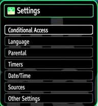 In the equalizer menu, the preset can be changed to Music, Movie, Speech, Flat, Classic and User. Press the MENU button to return to the previous menu.