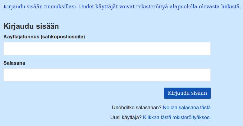 1.5 Esiin tulee lomake, johon täytä tietosi. Sähköpostisi, joka toimii samalla käyttäjätunnuksenasi Nimesi Puhelin Salasanasi kahteen viimeiseen kenttään.