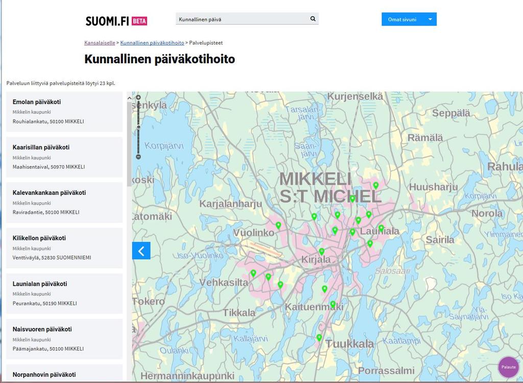PTV-tiedot beta.suomi.fissä.