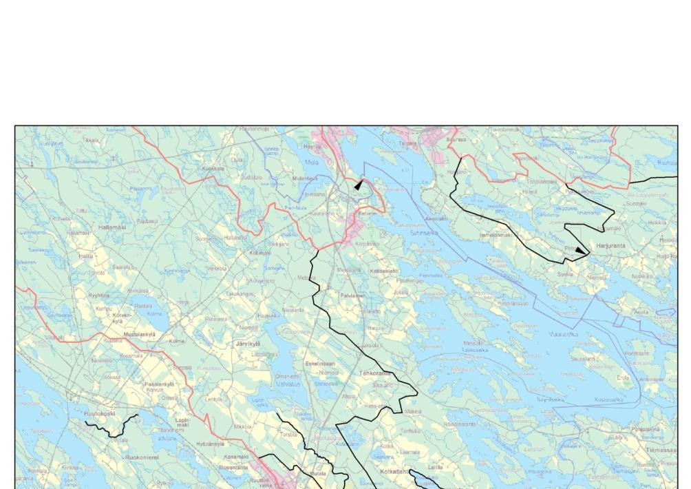 Liite 7. Joroisselän fosforikuormituksen osuuksia eri kuormituslähteiden mukaan.