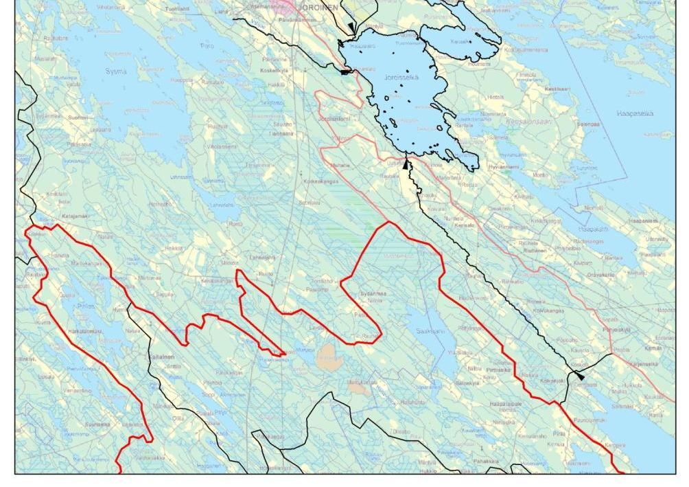 Golfkentän ja sisäisen kuormituksen kuormitus perustuu laskennalliseen arvioon. Muiden osuudet perustuvat mallinnukseen (SYKE WSFS- VEMALA).