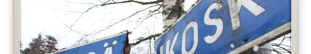 Arkkiveisun tuttu melodia alkaa soida ja kuva kulkee pois Jämsänkosken keskustasta, ohi tehdasalueen kohti mellansuoraa ja Jämsää.