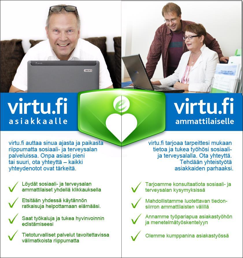 Virtu.fi ja sosiaalikollega.
