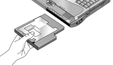 Jos käytössä on Windows 98, sulje BayManager-ikkuna valitsemalla OK.