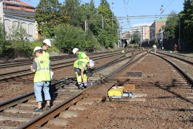 52 Kunnossapitoalueelta 3 mittauskohteiksi valittiin Tampereen ratapihalla sijaitsevat vaihteet V051, V062, V171 ja V172.