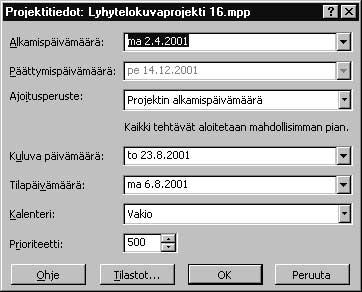 Oppitunti 16 Projektin ongelmien tunnistaminen ja 369 19 Napsauta alanuolipainiketta ja valitse Tuomo Hamila.