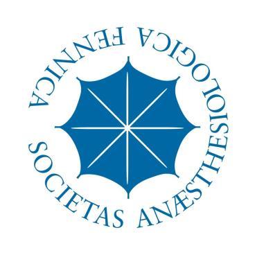 Suomen Anestesiologiyhdistys ry Vuosikertomus 2016 YLEISTÄ Suomen Anestesiologiyhdistys SAY on anestesiologian, tehohoidon, ensihoidon ja kivunhoidon alan erikoislääkärijärjestö.