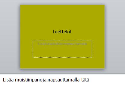 valitsemalla Tuo eteen tai Vie taakse -toiminnolla.