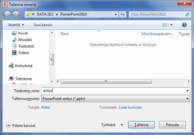 4 (48) 4 TIEDOSTON TALLENNUS 4.1 Oikealla nimellä, oikeaan paikkaan, oikeassa tallennusmuodossa Teksti tallennetaan valitsemalla Tiedosto Tallenna. 1.