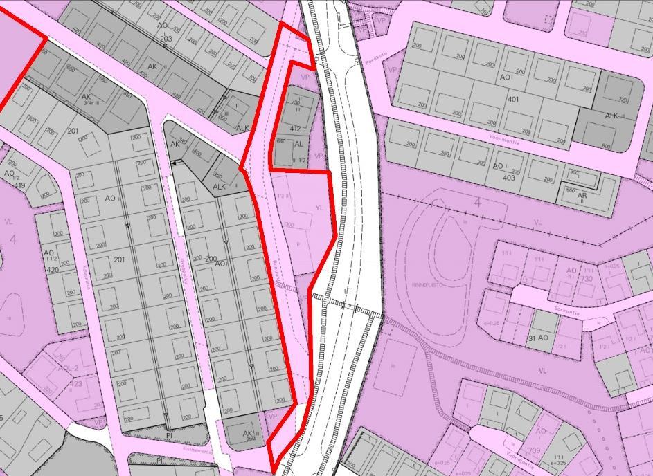 19. Kortteli 412, tontti 6, Ranuantie 17 Vastuuhenkilö: Timo Hätönen Tutkitaan Y-alueen muuttamista asuinkäyttöön.