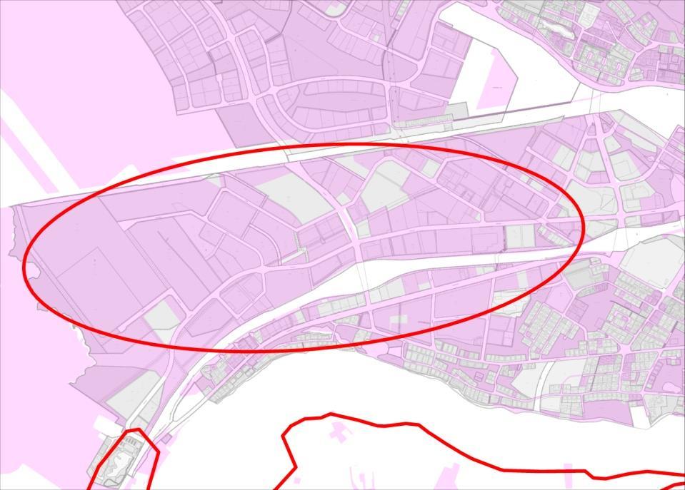 5. Eteläkeskus maakuntakaavan mukaisesti Alueen yleiskaava muutetaan maakuntakaavan mukaisesti kaupan alueeksi.