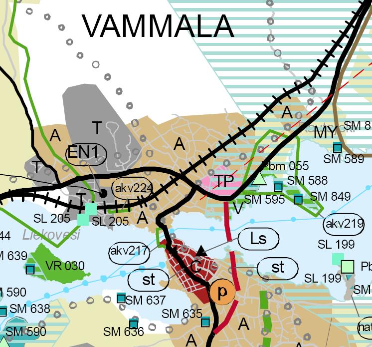 Maakuntakaava SUUNNITTELUKOHDE Pirkanmaan 1. maakuntakaava on vahvistettu 20.03.2008. Maakuntakaavan uudistamistyö on käynnissä. Maakuntakaavassa alue on taajamatoimintojen (A) aluetta.