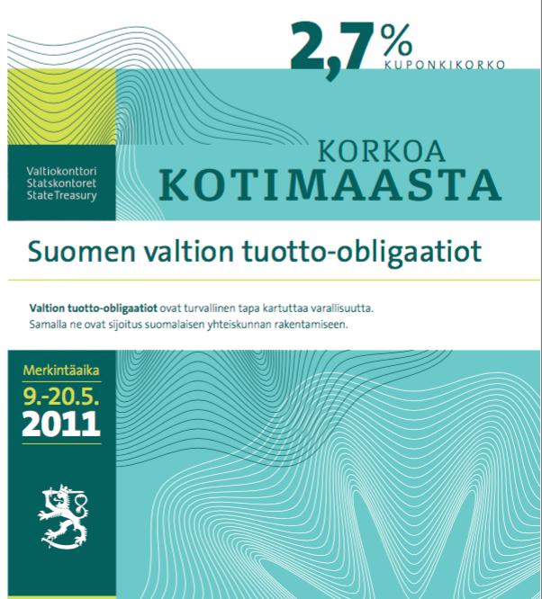 11 Yllä olevassa kuvassa on esimerkki SRV Yhtiöt Oyj:n liikkeelle laskemasta joukkovelkakirjasta.