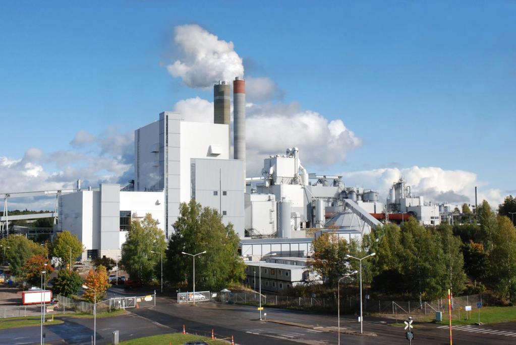 33 (68) 6 TAPAUSESIMERKIT 6.1 Lappeenrannan Energia Oy ja Kaukaan Voima Oy:n biovoimalaitos Kuva 9. Kaukaan Voiman voimalaitos sijaitsee UPM:n tehdasalueella Lappeenrannassa.