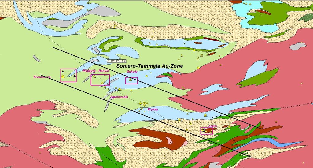 Geologian tutkimuskeskus, Tutkimusraportti 229 Geological Survey of Finland, Report of Investigation 229, 2017 Markku Tiainen, Susanna Kujala, Timo Ahtola, Pasi Eilu, Sari Grönholm, Outi Hakala,