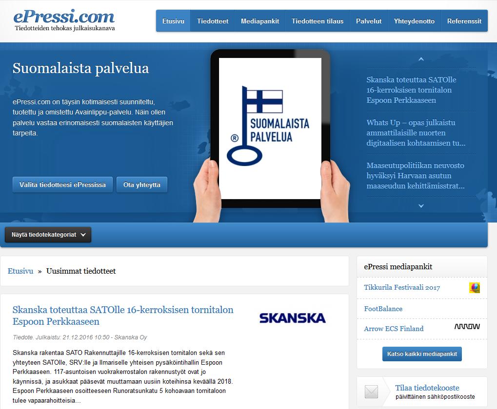 Kadettikunnan tiedotteet