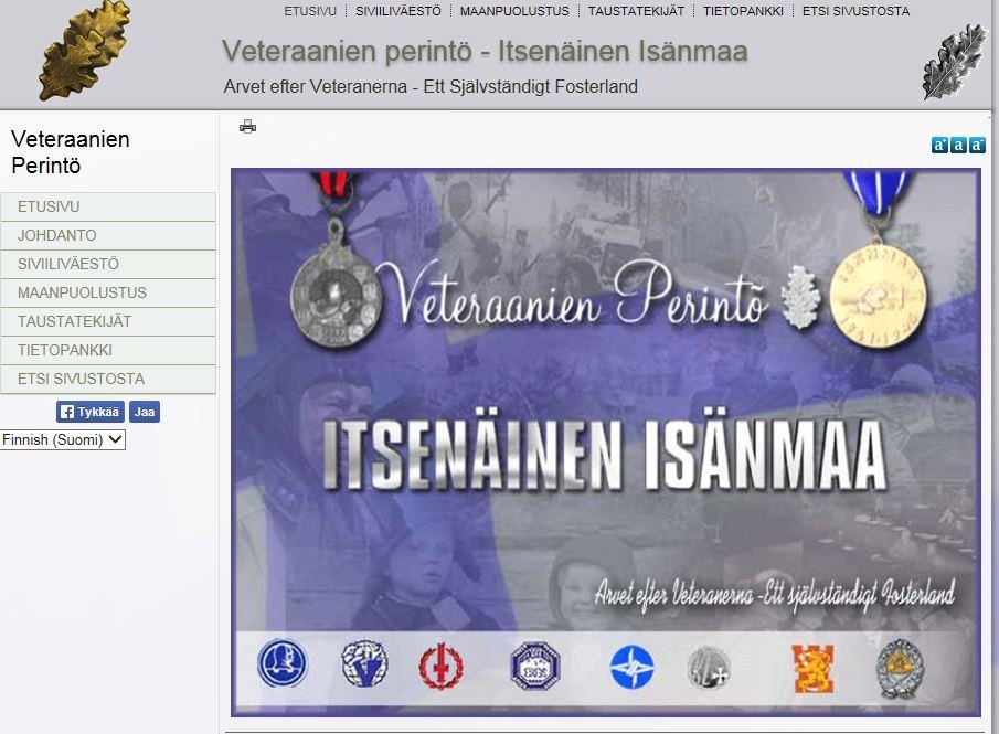 Veteraanien perintö Itsenäinen isänmaa www.veteraanienperinto.