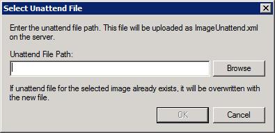 Liite 1 11(17) Configuring WDS to Use an Answer File Expand the node for your server and the Install Images node, and locate the image you want to associate with an answer file.