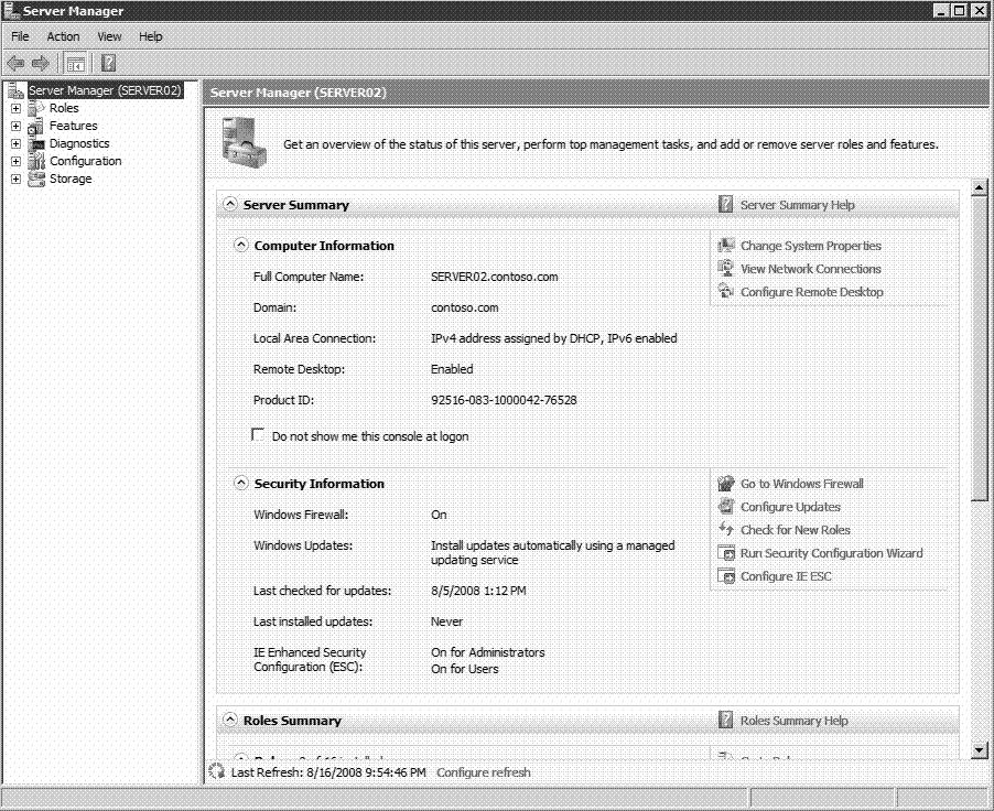 Liite 2 15(16) EXERCISE 6: INSTALL SERVER FEATURES ON LUOKKASRVXX BY USING SERVER MANAGER. 1. Open Server Manager. Disable IE ESC for Administrators. 2. In the Server Summary section under Security Information, click Configure IE ESC.