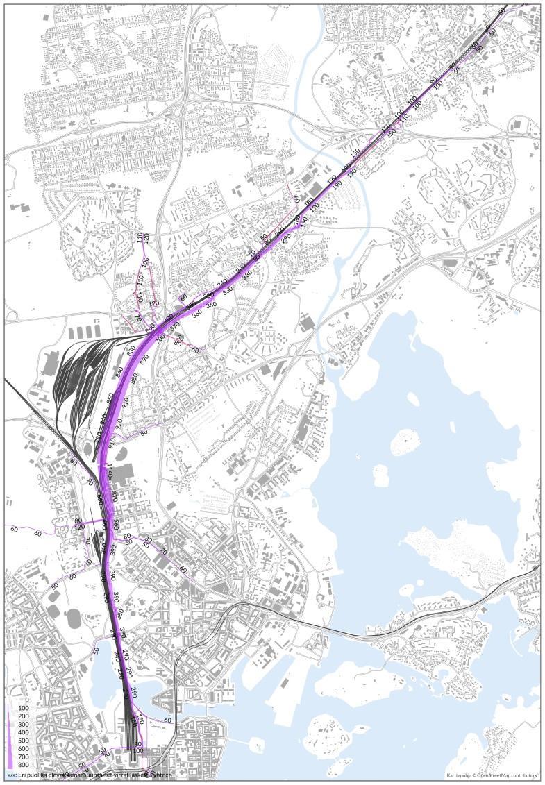 9 Pasila-Käpylä pääreitin suoristus Suuntautumiskuva