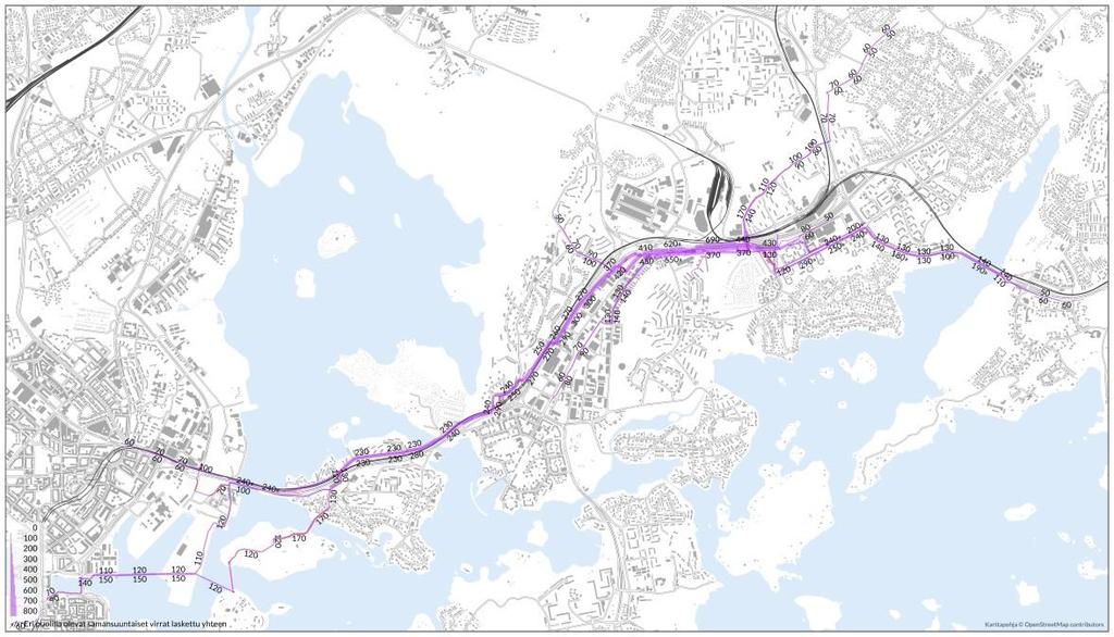 tavoiteverkkotilanteessa vuonna 2023.