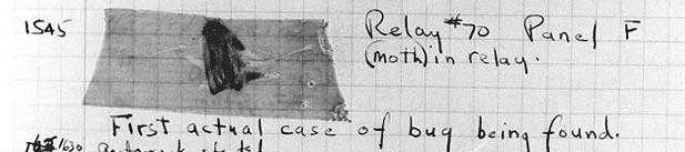 Ohjelmointivirheet Ensimmäinen bugi 1947 Harvard Mark II mekaanisen releen välistä Grace Hopper Termi debugging tuli ajankohtaiseksi Lääketiede 1985-1985 ainakin yksi ihminen kuoli, kun sädehoitokone