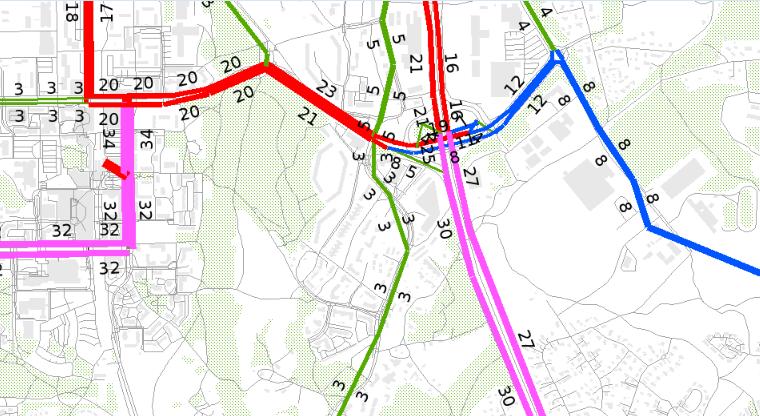 Ennustetilanteissa 2025 ja 2035 ilmiön merkitys poistuu, koska Hämeenlinnanväylä on parannettu sujuvaksi, Kehä I:lle on toteutettu lisäkaistat Vihdintien ja Espoon välille ja Hämeenlinnanväylän ja